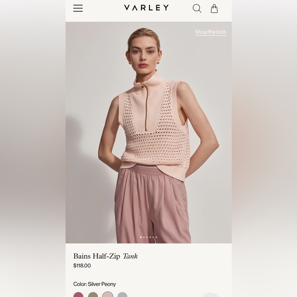 Varley Bain’s Half Zip Tank NWT!! - Picture 6 of 6